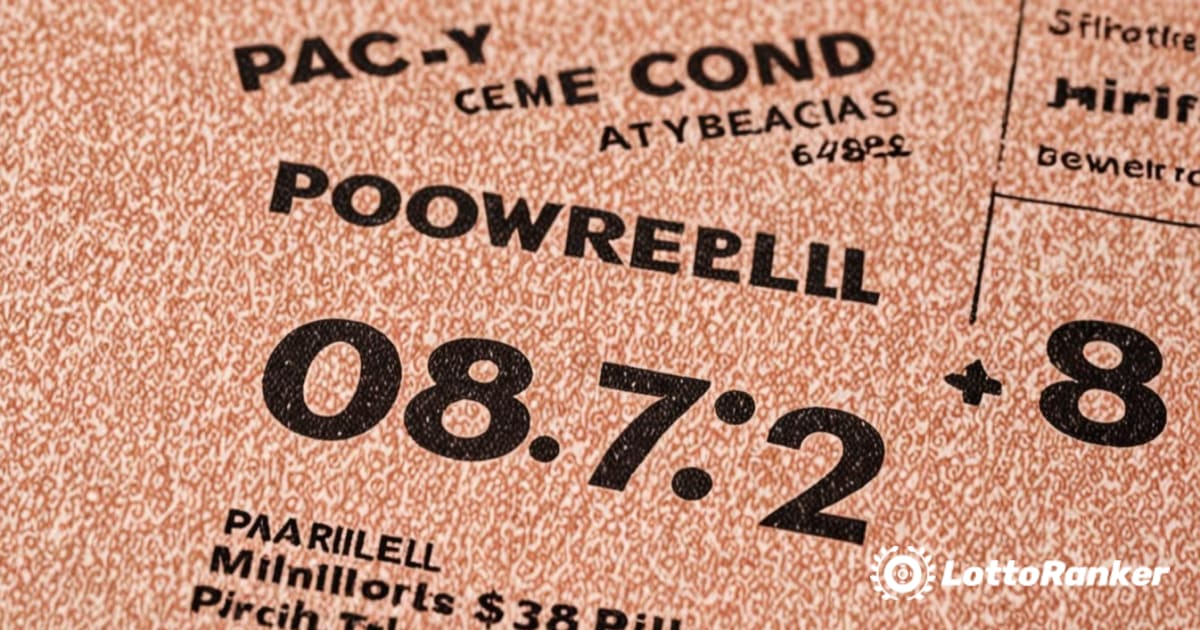 Números vencedores da Powerball no sorteio de 17 de abril com jackpot de US$ 78 milhões em jogo
